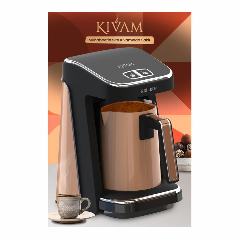 Goldmaster GM9900 ProKıvam Geniş Hazne Türk Kahve Makinesi