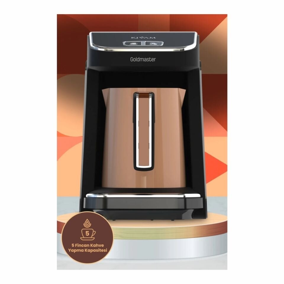 Goldmaster GM9900 ProKıvam Geniş Hazne Türk Kahve Makinesi