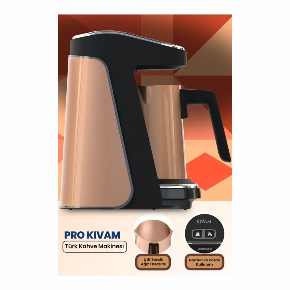 Goldmaster GM9900 ProKıvam Geniş Hazne Türk Kahve Makinesi
