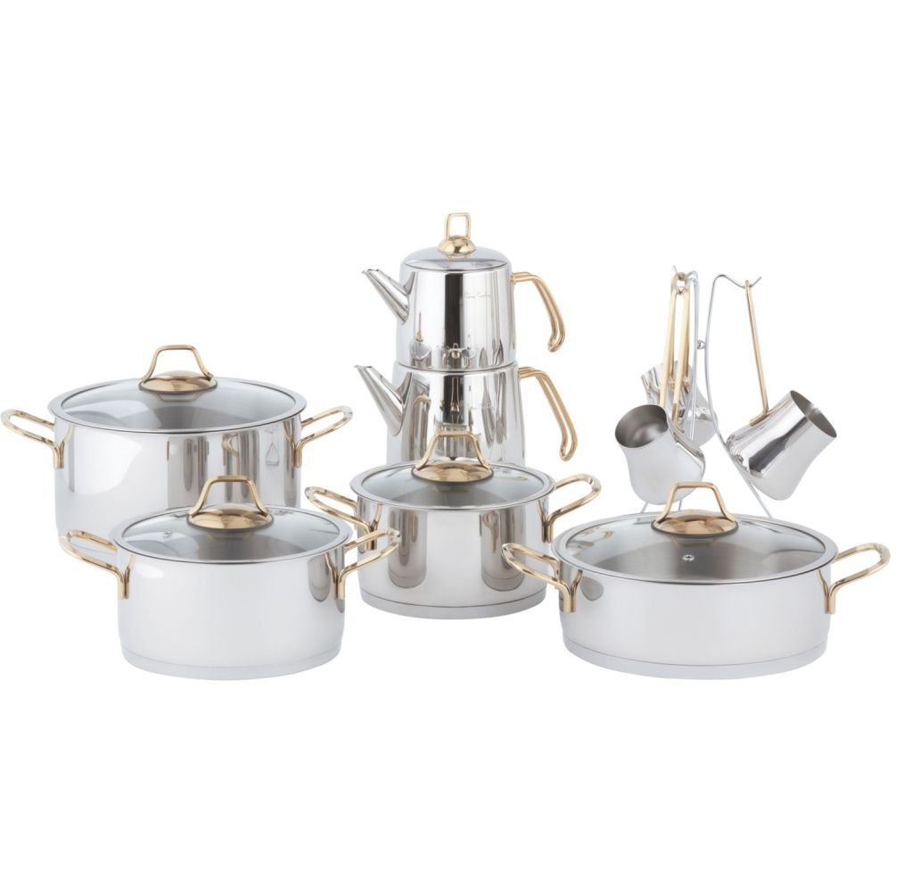 Pierre Cardin Jupiter Gold 16 Parça Tencere Seti