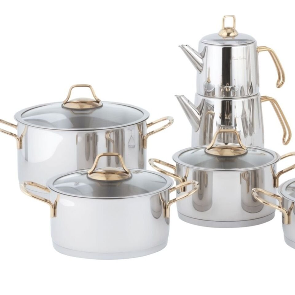 Pierre Cardin Jupiter Gold 16 Parça Tencere Seti