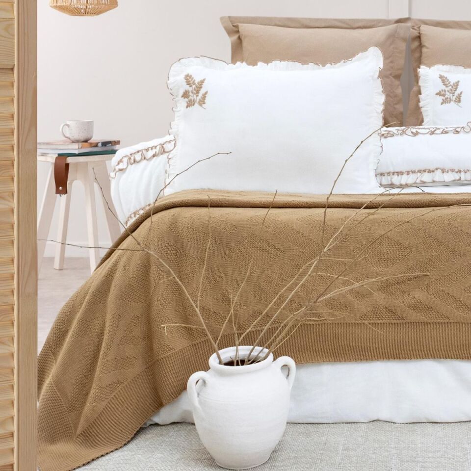 Schafer Home Nicole Çift Kişilik Nevresim Takımı 7-Ekru