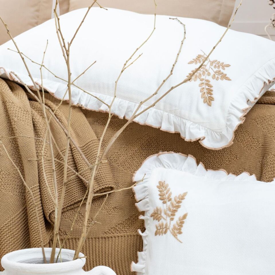 Schafer Home Nicole Çift Kişilik Nevresim Takımı 7-Ekru