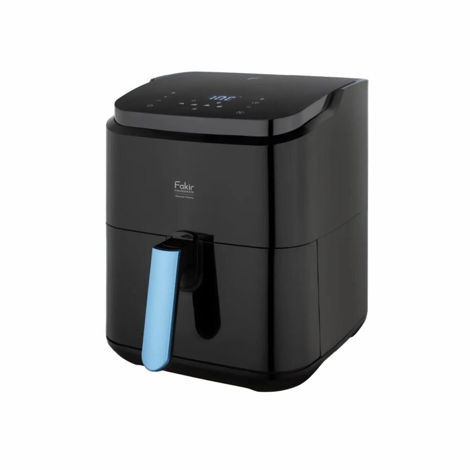 Fakir Glamair Chefry Airfryer 6 Pişirme Modu Dijital Kontrol Paneli 5 L Buz Çözme Siyah
