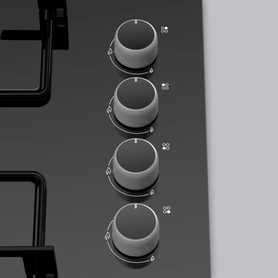 Profilo OO30P6O12D Siyah Set Üstü Ocak