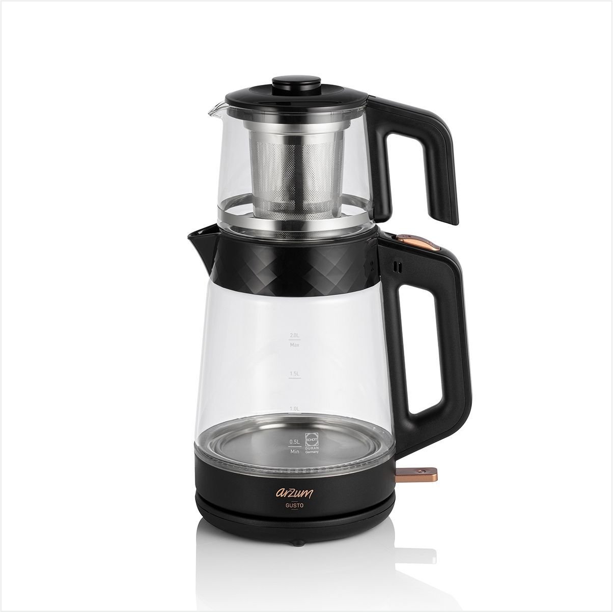 ARZUM AR3101-0100 GUSTO ÇAY MAKİNESİ SİYAH