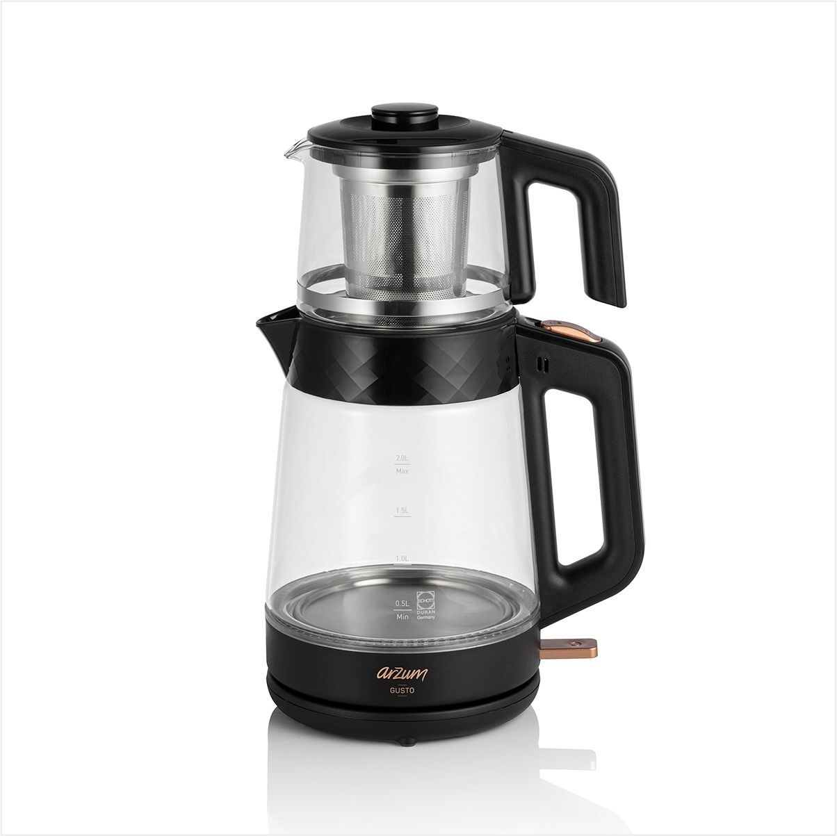 ARZUM AR3101-0100 GUSTO ÇAY MAKİNESİ SİYAH