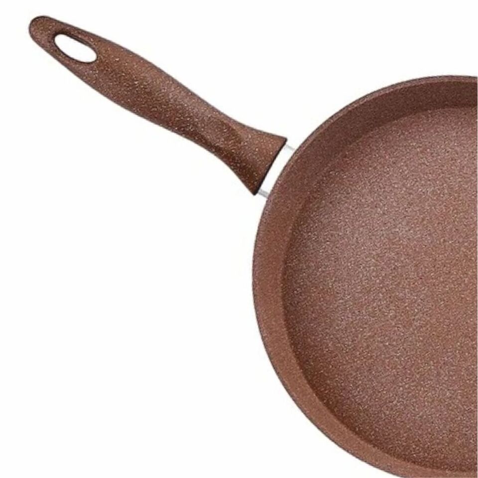 Safınox Saflon 24Cm Tek Kulp Granit Krep Tava