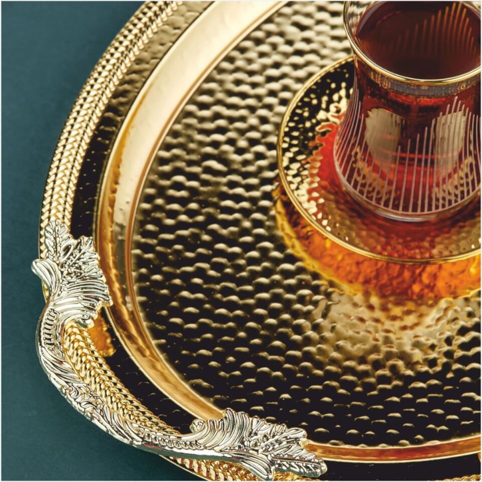 Cooker Ckr3252  Oval 2'Li Metal Tepsi Seti