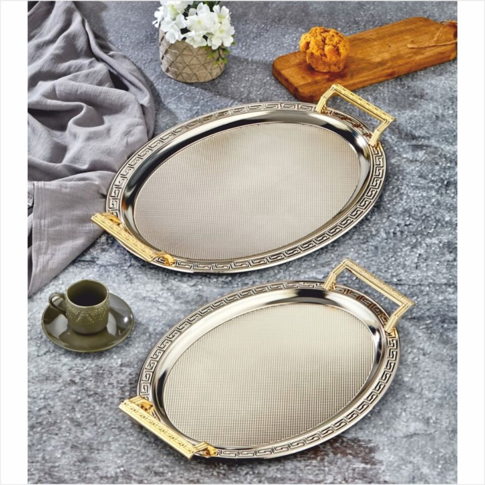 COOKER CKR3345  V DESEN 2Lİ OVAL TEPSİ