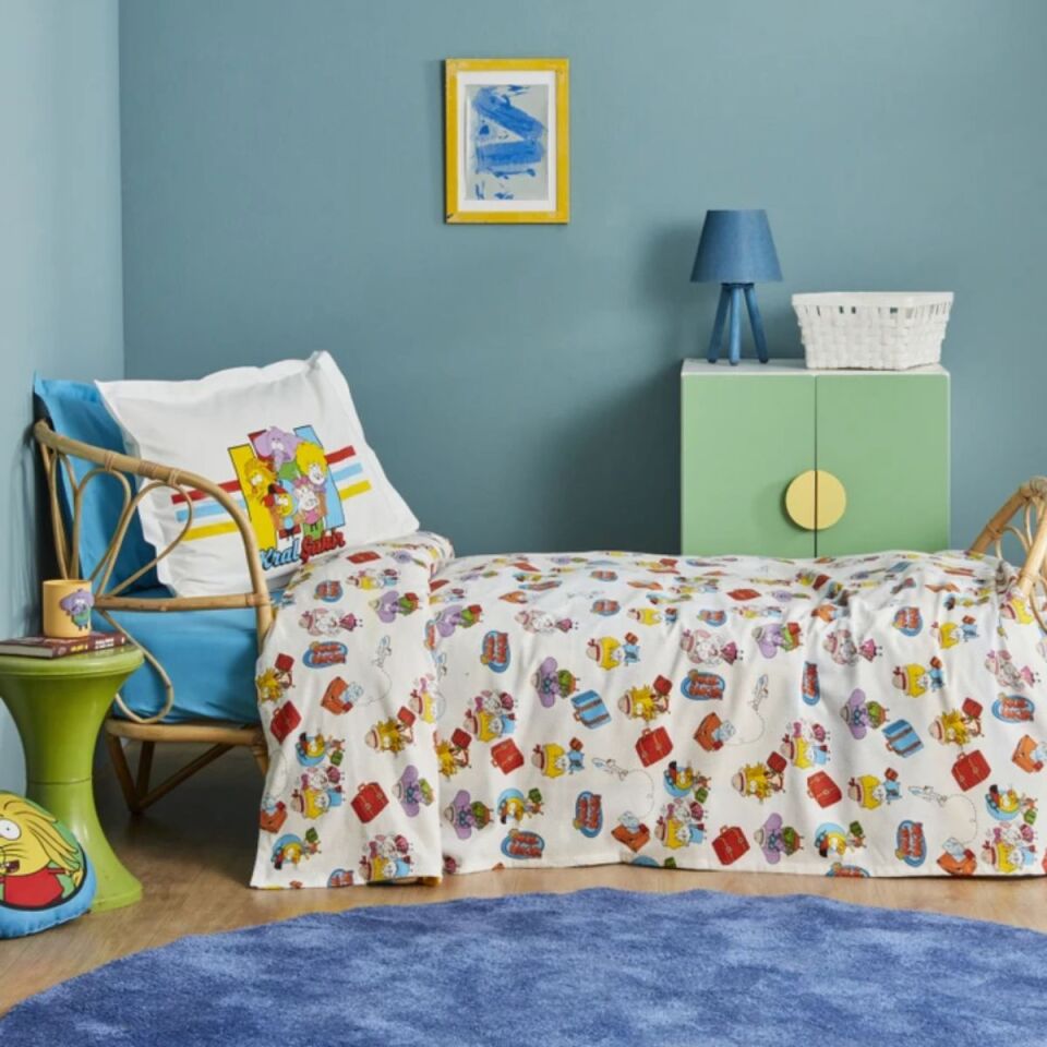 Karaca X Kral Şakir Travel Tek Kişilik Pike Multıcolor