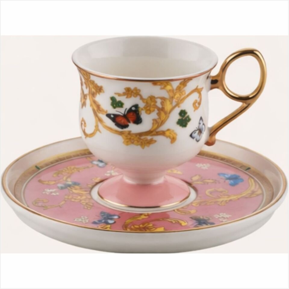 REKABET AZR 005 6'LI KAHVE FİNCANI 90 CC 4 DESEN MİX