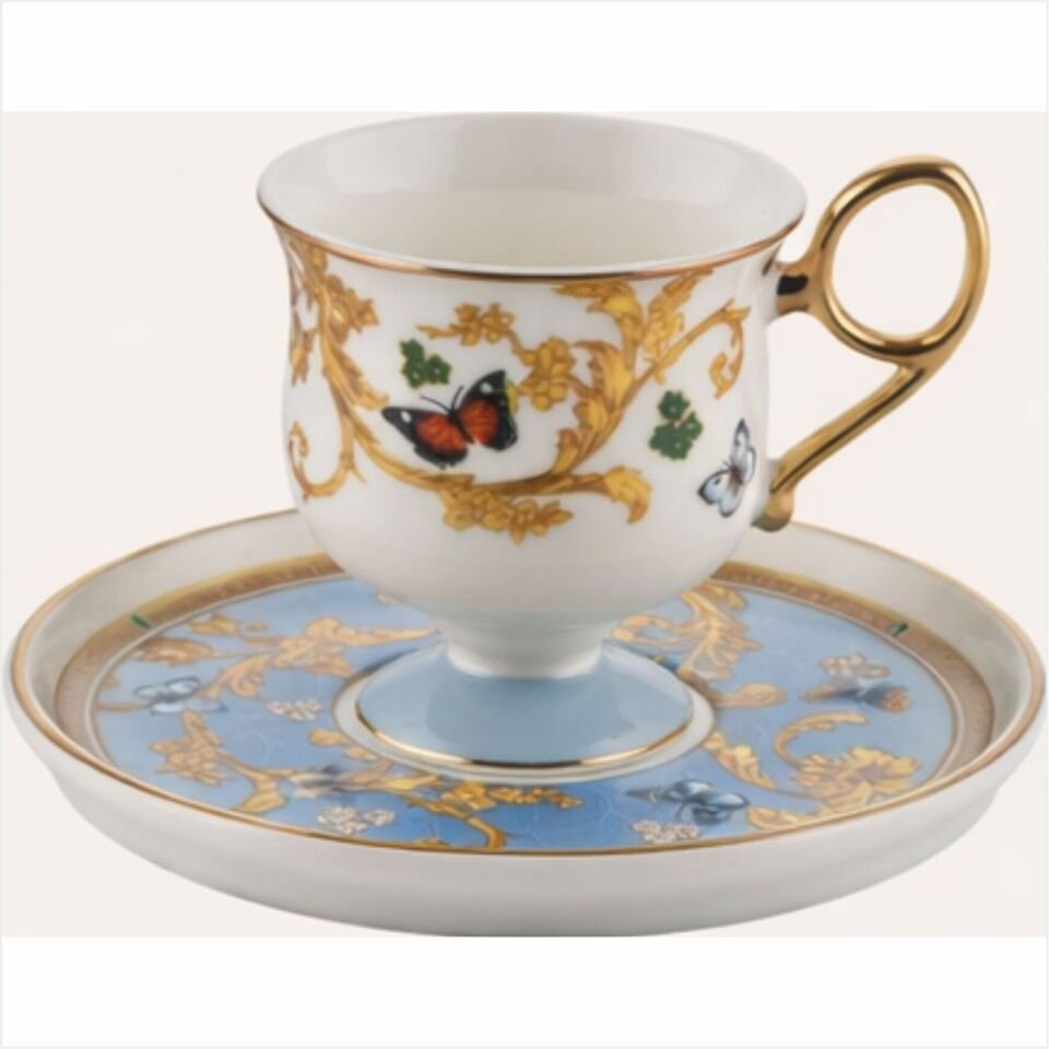 REKABET AZR 005 6'LI KAHVE FİNCANI 90 CC 4 DESEN MİX