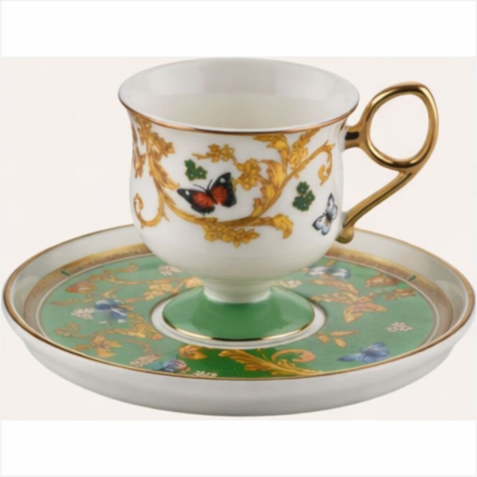 REKABET AZR 005 6'LI KAHVE FİNCANI 90 CC 4 DESEN MİX