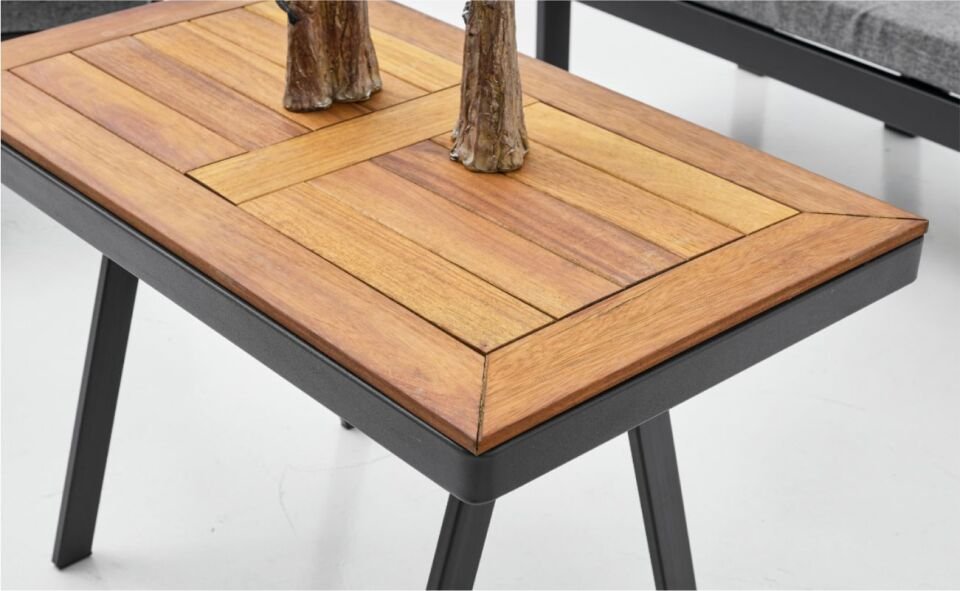 Atlantis 2+1+1 Cam Sehpalı Çay Seti