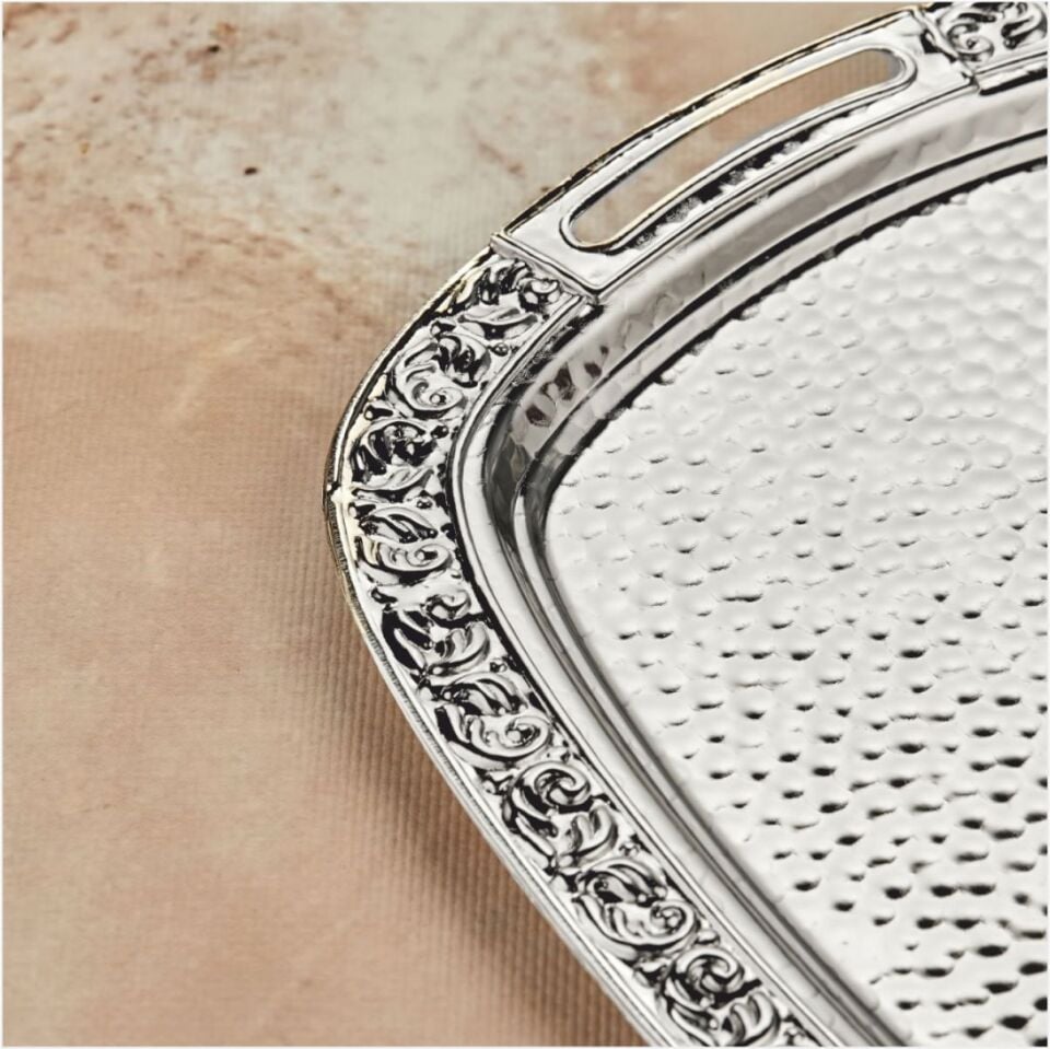 Cooker Ckr3566  2Li Çiçek Desen Tepsi