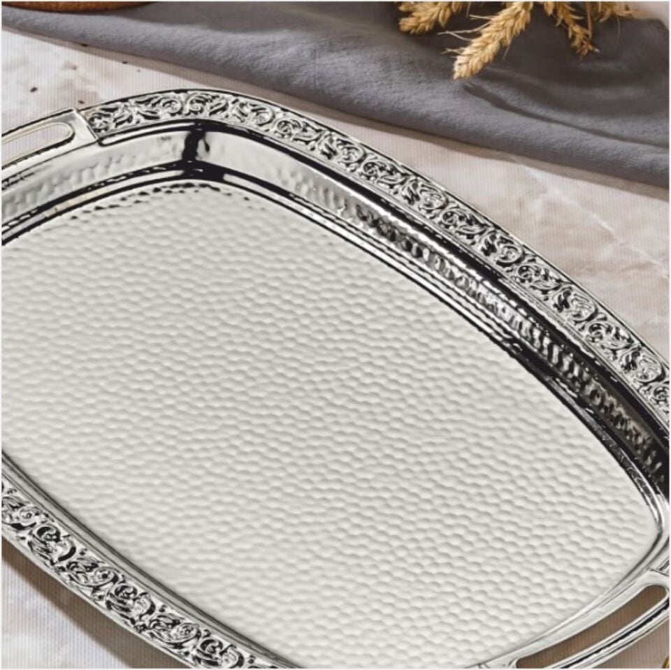 Cooker Ckr3566  2Li Çiçek Desen Tepsi