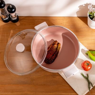 Emsan Swıss Crystal 22 Cm Karnıyarık Pembe