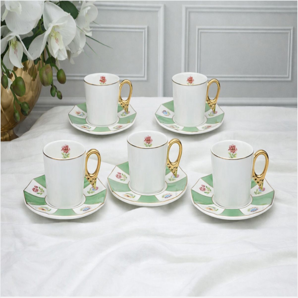 REKABET GNM 005 LIVIA 6'LI KAHVE FİNCAN TAKIMI