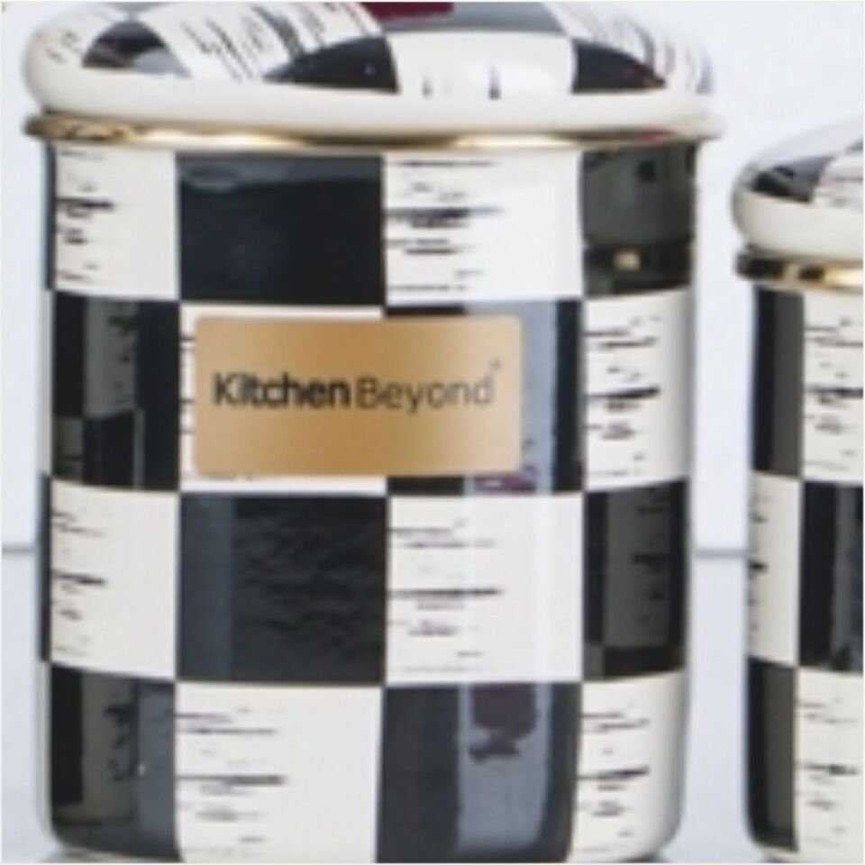 Acar Xap-21-0516/6 Qualıta-Kıng Emaye 3 Lü Baharat Takımı.Dama Dekor