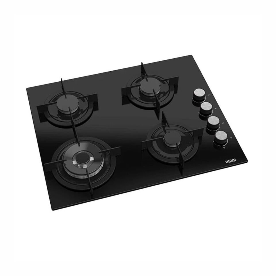 Uğur UAO 6041W3 SCY RSR1 Wok Gözlü Siyah Ankastre Ocak