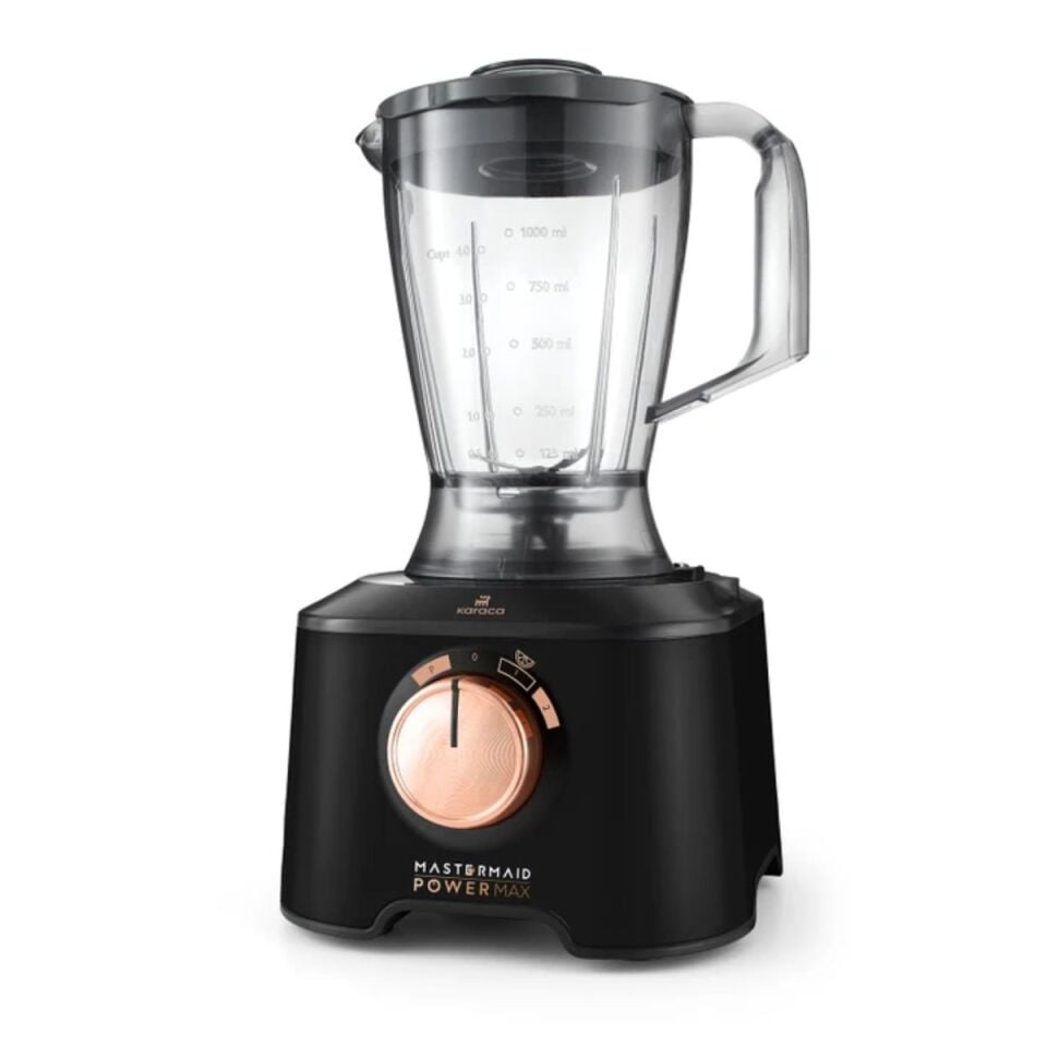Karaca Mastermaid Power Max 11 in 1 Mutfak Robotu Black Copper 2500 W