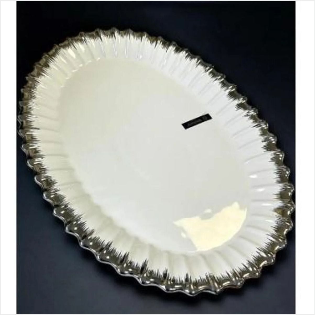 REKABET GBS 011 LINE SILVER OVAL SUNUM TABAK 39*27