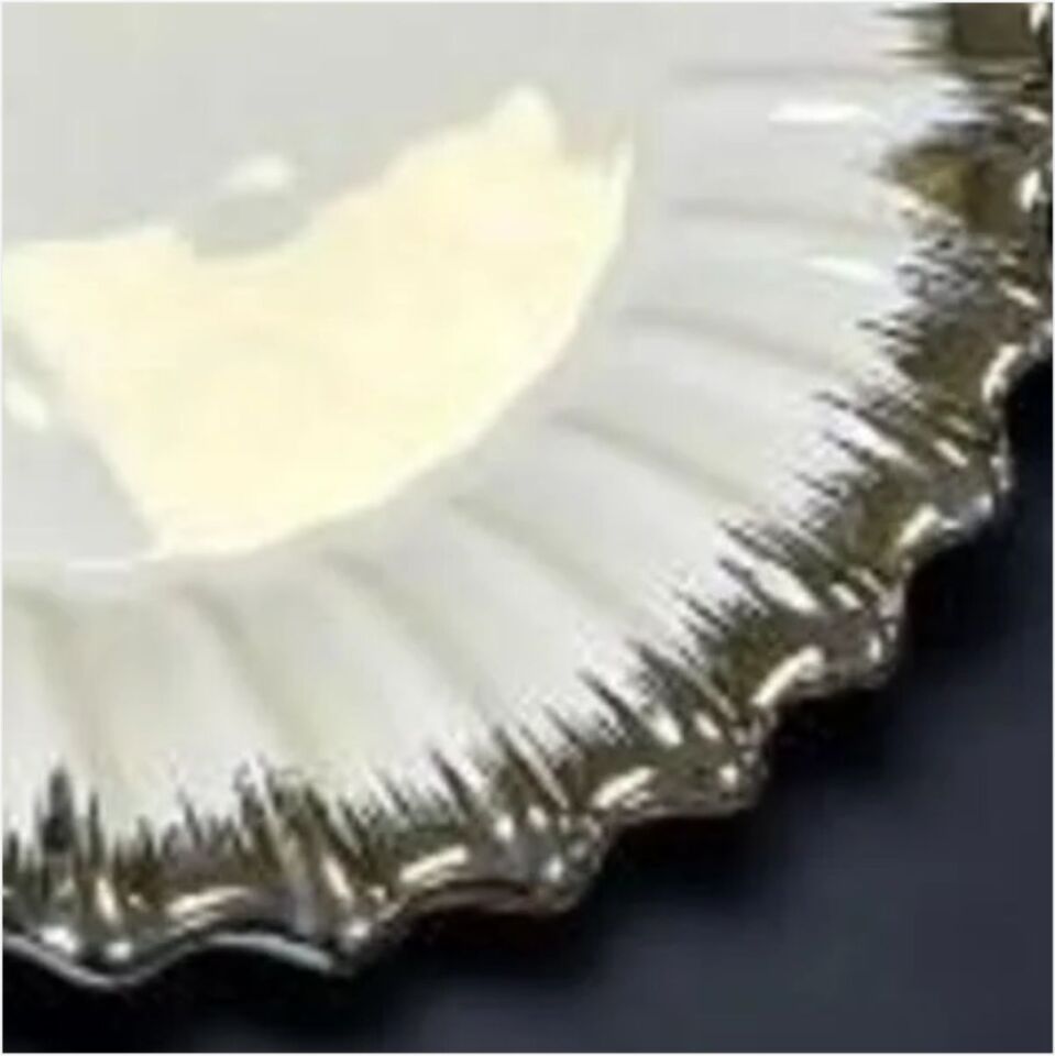 REKABET GBS 011 LINE SILVER OVAL SUNUM TABAK 39*27