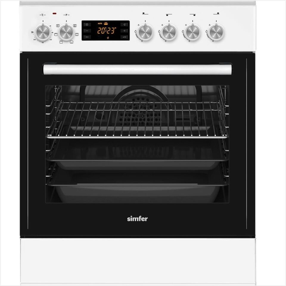 Simfer 1262 4G Wok Multi Fonk. Dijital Saat Tel Raf Tam Boy Fırın