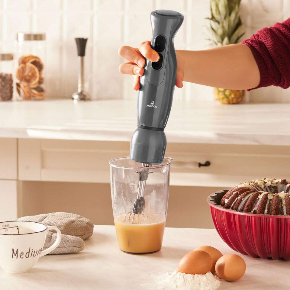 Karaca Pro-Multimax Mutfak Robotu Space Gray 2000 W