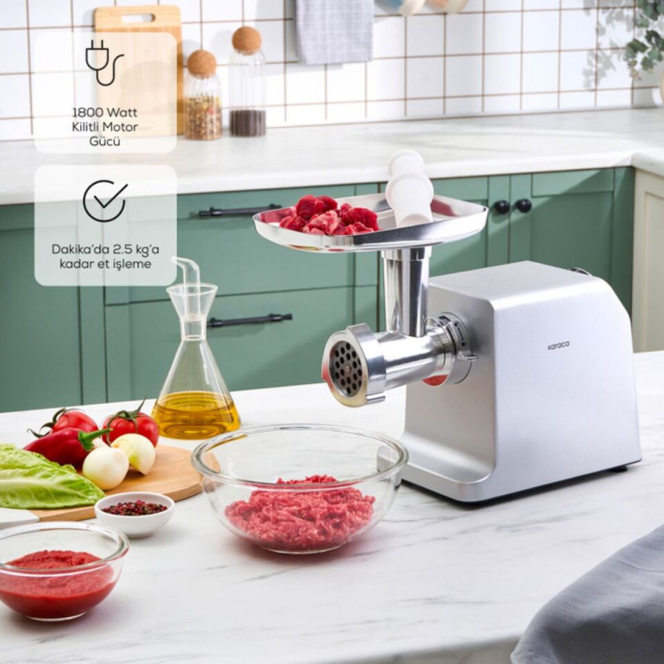 Karaca Sucuk Sosis Ve İçli Aparatlı Kıyma Makinesi Inox