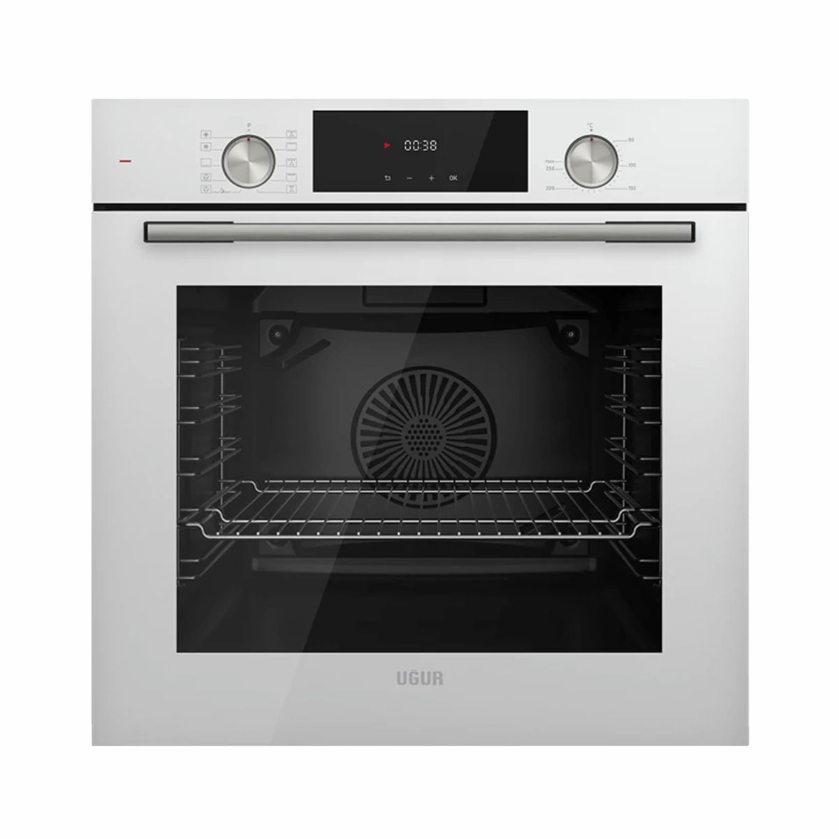 Uğur Fryart UAF 6011D GCPET Gri Ankastre Fırın