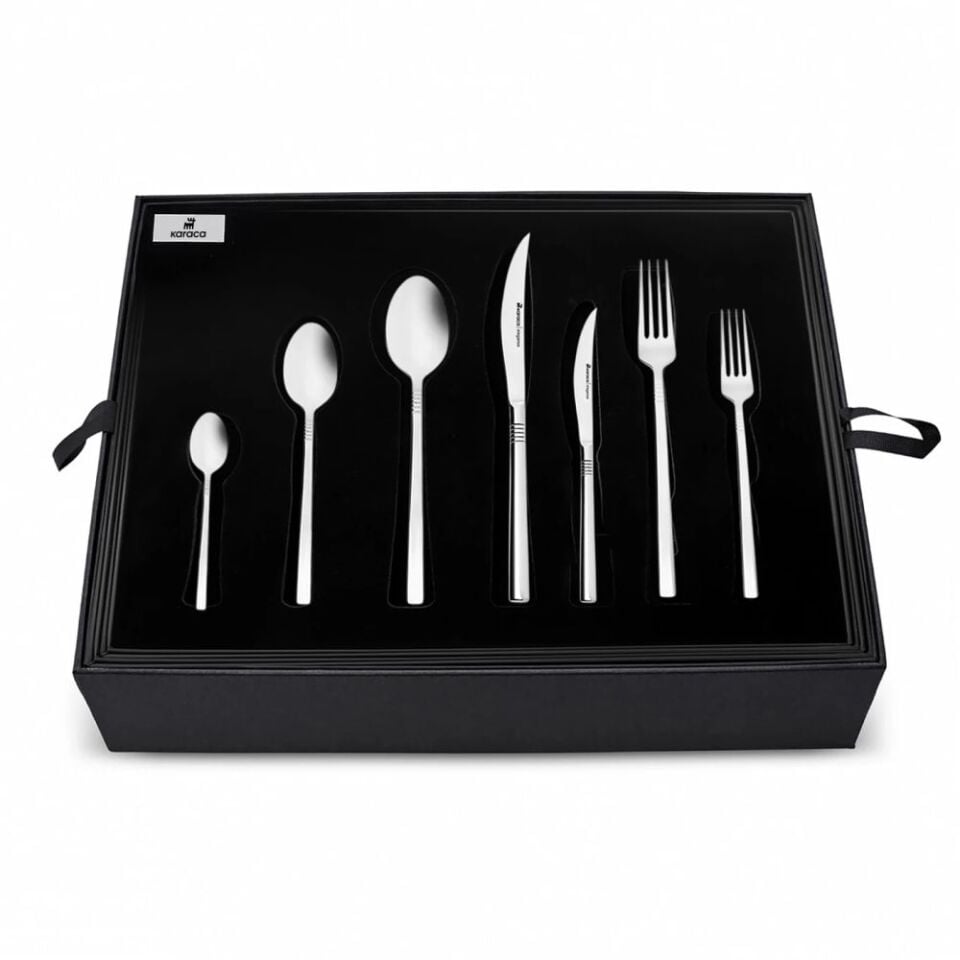 Karaca Elegance Nil 316 84 Parça 12 Kişilik Çatal Kaşık Bıçak Takımı