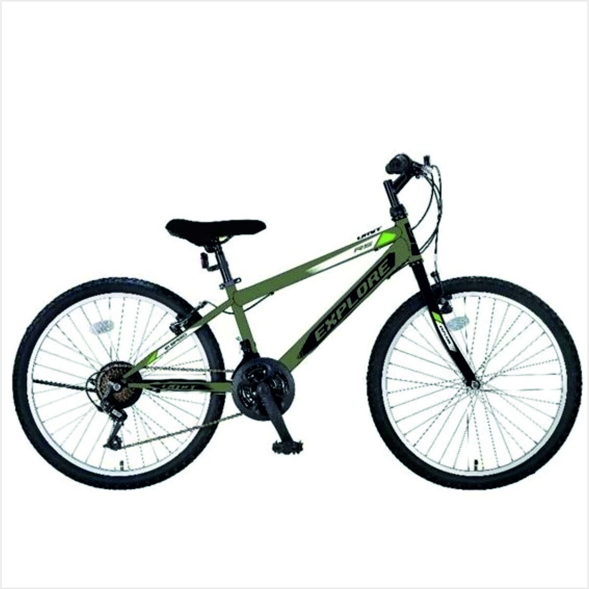 Ümit 24 Explorer M-Mtb-V-21 Srn-Erkek Bisiklet Yeşil Siyah