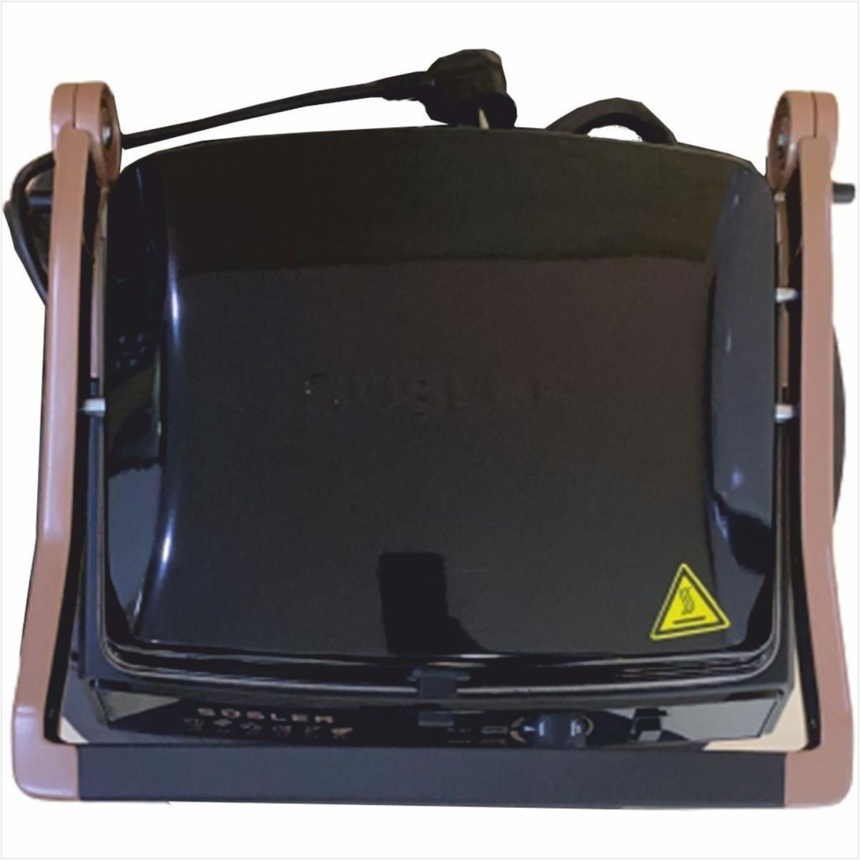 Süsler STM-4010 Siyah 1600 W Granit Tost Makinesi