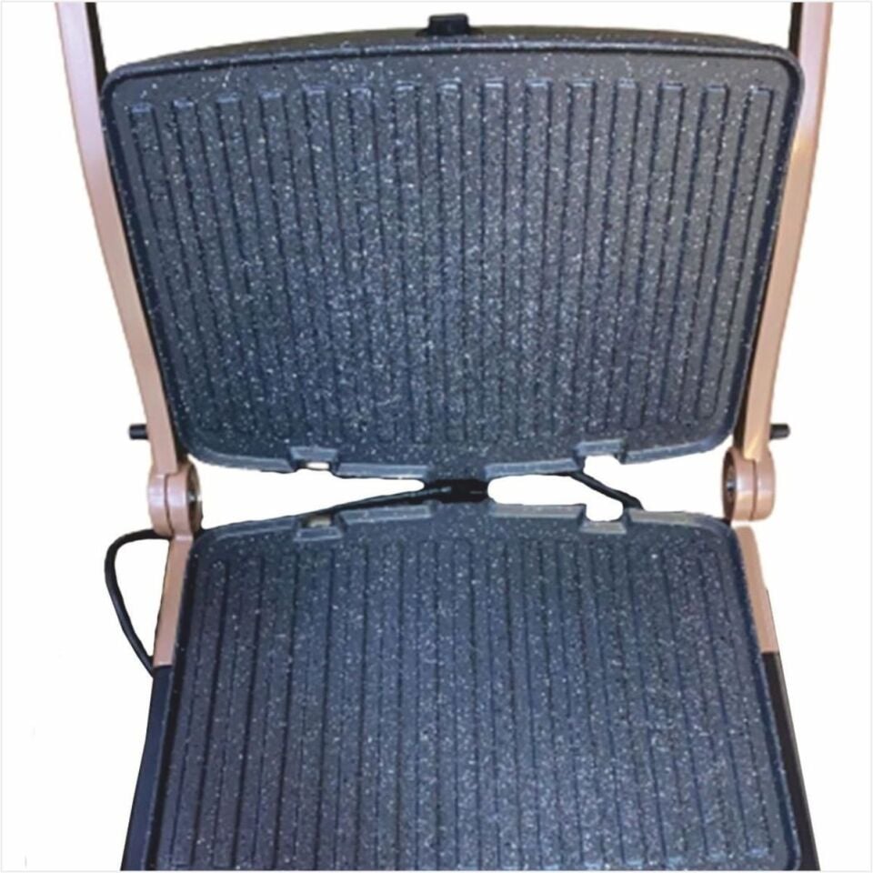 Süsler STM-4010 Siyah 1600 W Granit Tost Makinesi