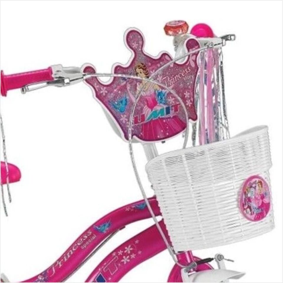Ümit 16 Prencess-V-Sepet Bisiklet Pembe