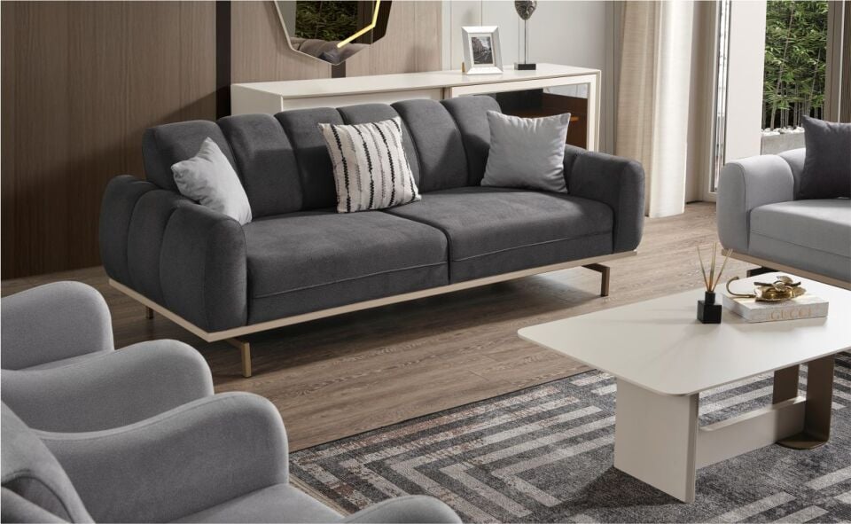 Baymop Milano Koltuk Takımı 3+1+1 Fuji 01 / 3 Lü Fuji 09