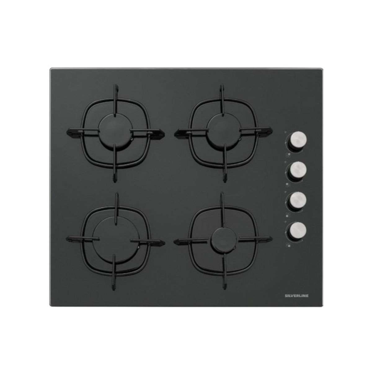 Silverline CS5335B02 Siyah Cam Ankastre Ocak