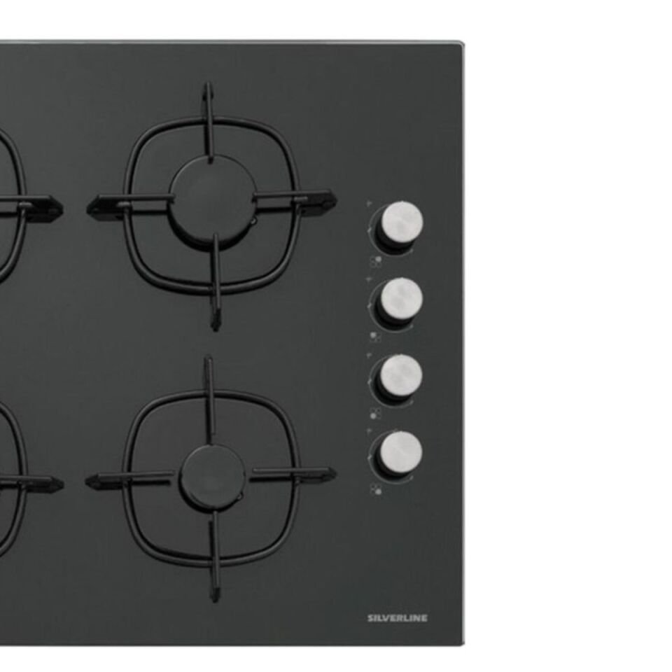 Silverline CS5335B02 Siyah Cam Ankastre Ocak