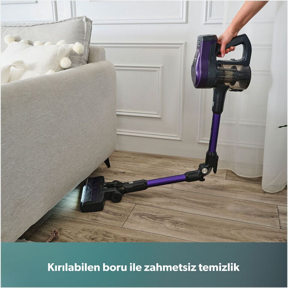 KARACA HOMEND DUSTRİDER 1266H DİKEY SÜPÜRGE MOR