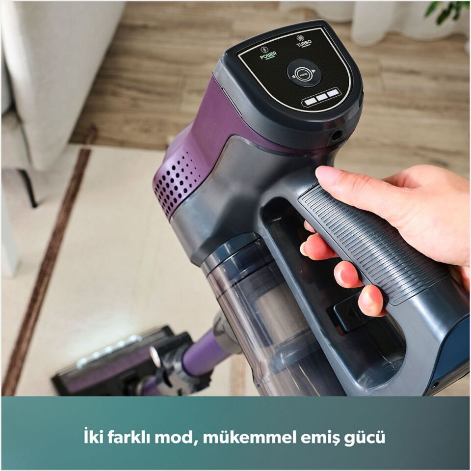 KARACA HOMEND DUSTRİDER 1266H DİKEY SÜPÜRGE MOR