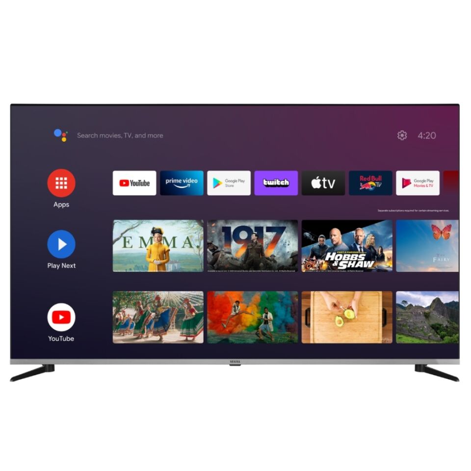 Vestel 55QA9700 4K Ultra HD 55'' 140 Ekran Uydu Alıcılı Android Smart QLED TV