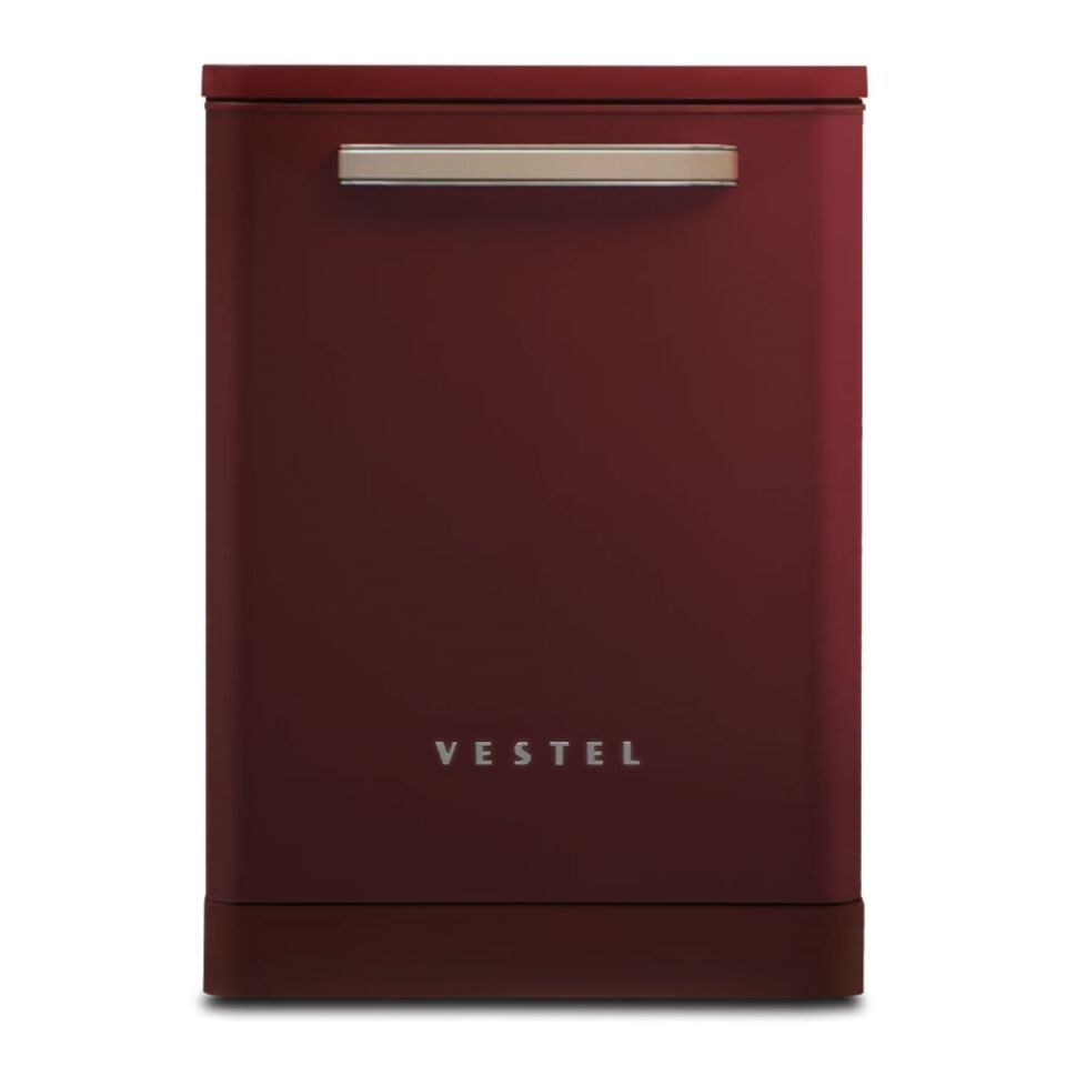 Vestel BM 5001 Retro Kırmızı 5 Programlı Bulaşık Makinesi