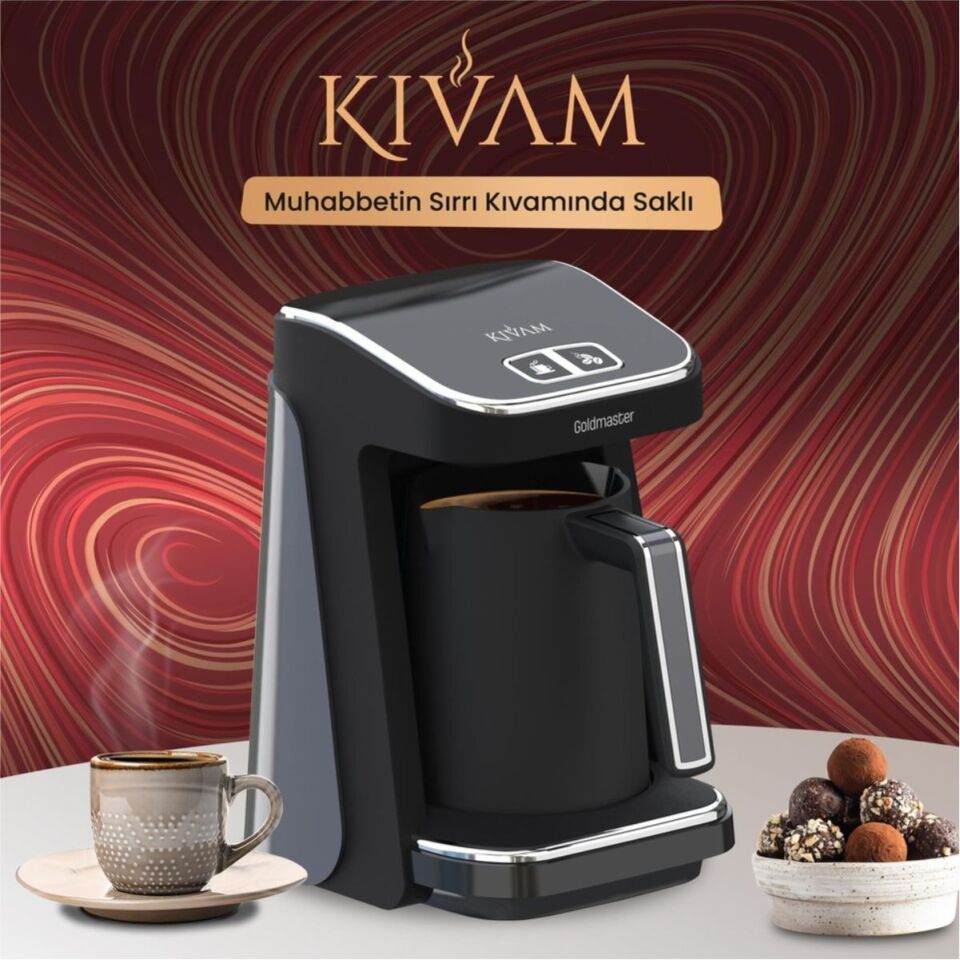 Goldmaster GM8380 Kıvam Geniş Hazne Türk Kahve Makinesi