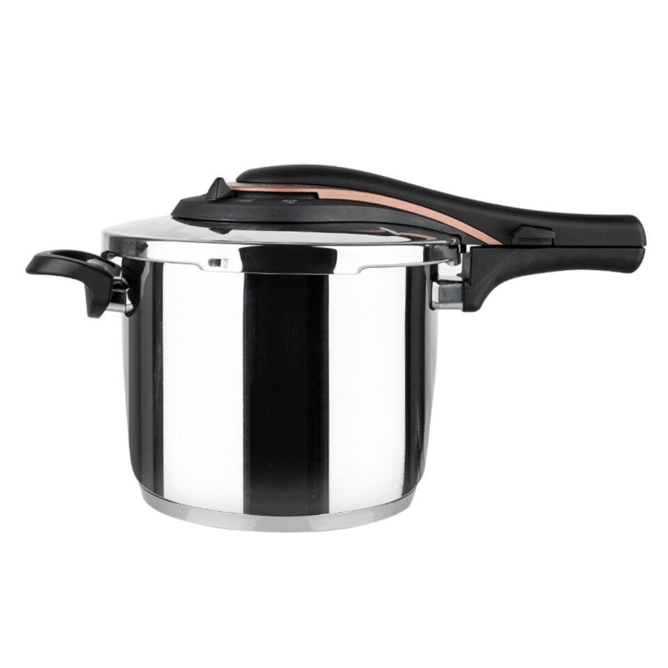 Emsan Up-line Golden Pink Klasik Paslanmaz Çelik Düdüklü Tencere Seti 4+6 Lt