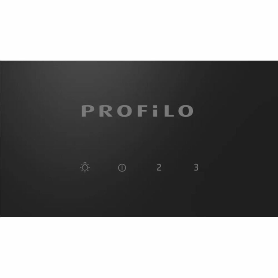 Profilo DVK6J360 Siyah Cam Duvar Tipi Davlumbaz