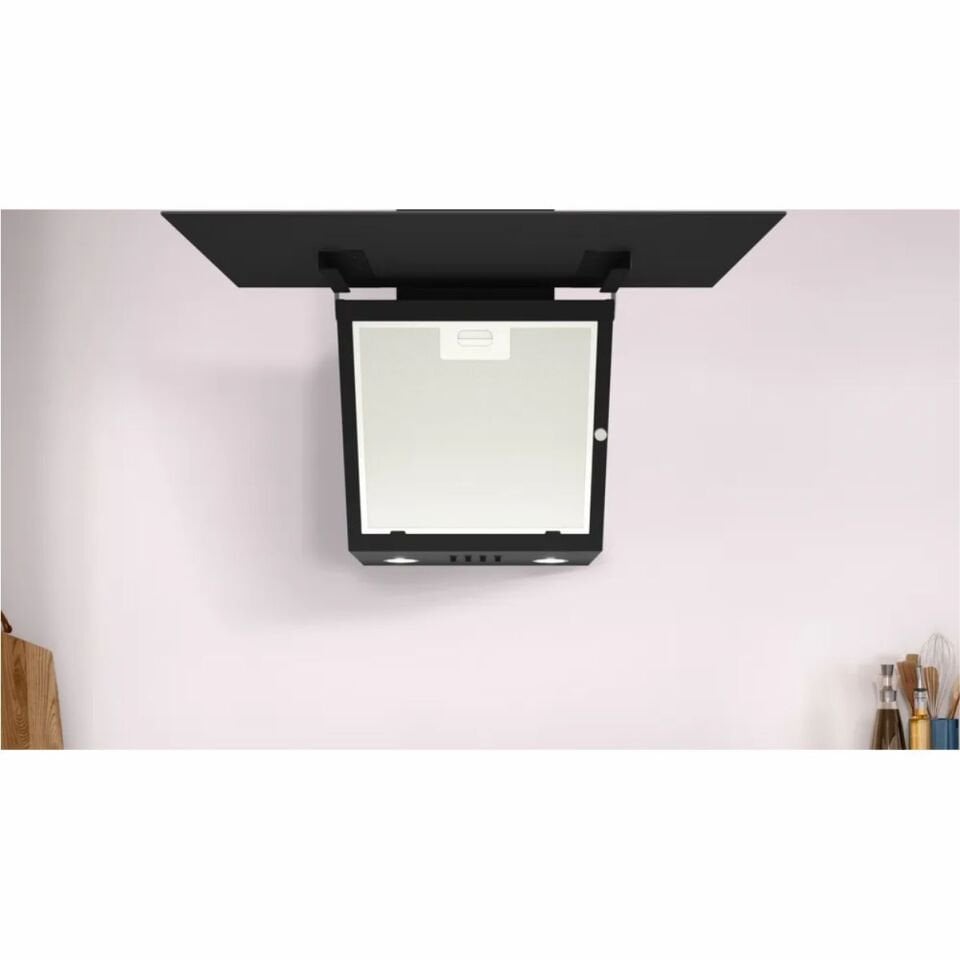 Profilo DVK6J360 Siyah Cam Duvar Tipi Davlumbaz