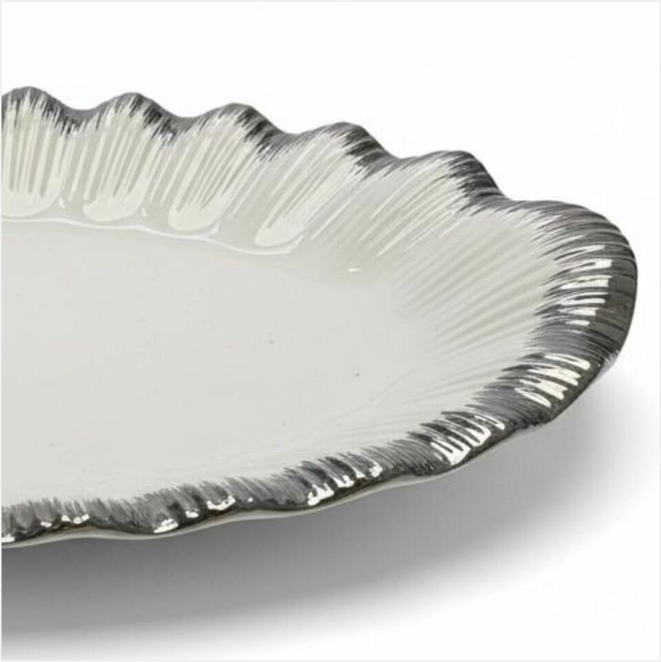 REKABET GBS 031 SOFIA SILVER OVAL SUNUM TABAK