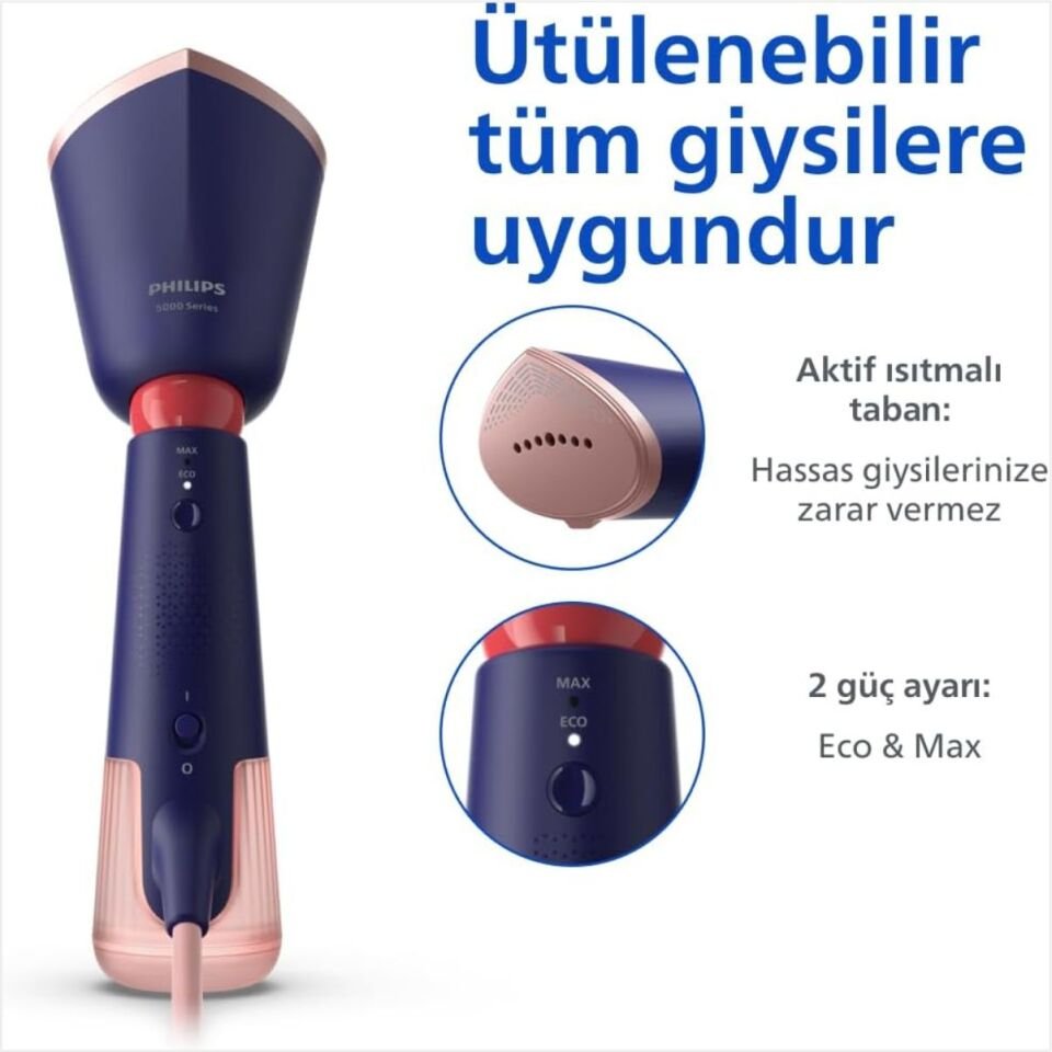 PHILIPS STH5030/20 LACİVERT BUHARLI DÜZLEŞTİRİCİ ÜTÜ